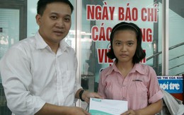 95 triệu đồng ủng hộ nữ sinh bán tóc đến trường