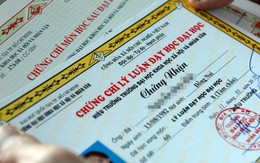Học cho có chứng chỉ dạy đại học