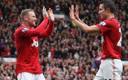 M.U không có cả Rooney, Van Persie trong trận gặp Galatasaray