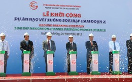 Khởi công nạo vét luồng Soài Rạp