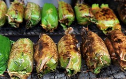Chuối nếp nướng Châu Đốc