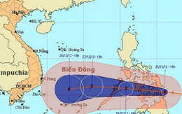 Gió biển Đông mạnh dần lên cấp 6, cấp 7