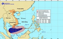 Bão số 1 đang ở khu vực quần đảo Trường Sa