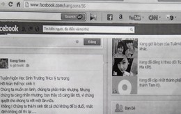 Bị đuổi học vì thóa mạ thầy cô trên Facebook