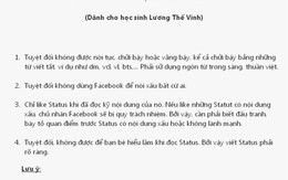 Xôn xao với 4 điều "cấm kỵ" khi lên Facebook