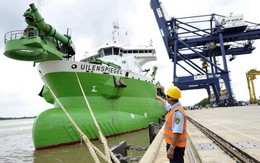 Tàu công suất 70.000m3 bùn cát/ngày nạo vét luồng Soài Rạp