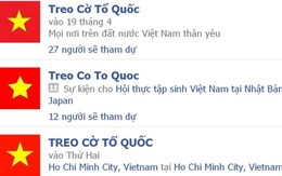 Cờ Tổ quốc đã bắt đầu rực đỏ trên mạng