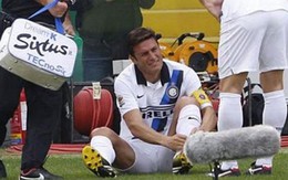 Inter Milan xác nhận Javier Zanetti dính chấn thương nặng
