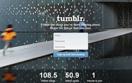 Yahoo chi 1,1 tỉ USD mua dịch vụ blog Tumblr