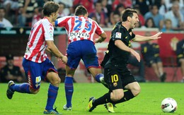Barca chật vật vượt qua Sporting Gijon