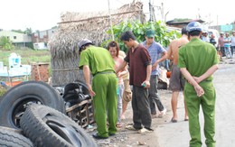 Nổ bình hơi tiệm vá vỏ ôtô, em nhỏ đứng gần chết thảm