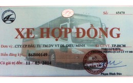 Phát hiện xe khách sử dụng phù hiệu giả