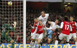 Arsenal ngược dòng đi tiếp