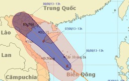 Bão số 6 đi dọc ven biển các tỉnh Trung bộ