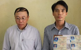 Bắt hai nghi phạm làm giả giấy phép lái xe