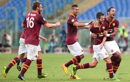 Đỏ lấn Xanh trong trận derby thành Rome