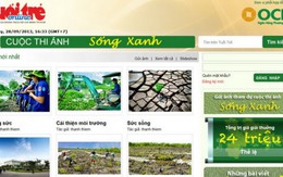 Thông báo của ban tổ chức thi ảnh "Sống xanh"