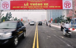 Thông xe cầu vượt Nguyễn Chí Thanh - Kim Mã