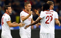 AS Roma "kết liễu" Inter Milan chỉ sau 45 phút