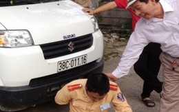 CSGT nhập viện nghi do chủ xe đâm thẳng vào người