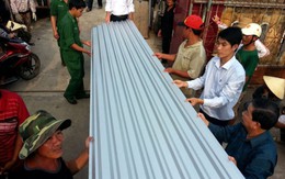 Mái nhà không còn trống hoác