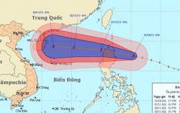 Bão Krosa đang mạnh lên