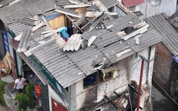 Nổ cửa hàng bán gas, cả khu phố tháo chạy