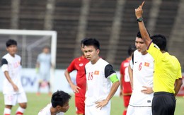 Đáng lý U-22 VN phải nhận đến 5 thẻ đỏ!