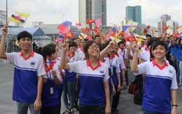 Tàu thanh niên Đông Nam Á đến TP.HCM