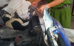 Bắt "nóng" nhóm cướp xe gắn máy cắt nát bán... ve chai