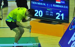 Tiến Minh đánh rơi chiến thắng