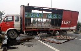 Xe tải trật bánh chắn ngang quốc lộ hơn 5 tiếng đồng hồ