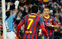 Sanchez lập hat-trick, Barca thắng dễ Elche