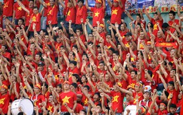 Sắc đỏ cuồng nhiệt trên sân Thống Nhất