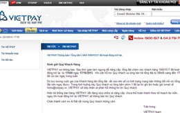 Khách hàng tố Vietpay lừa đảo