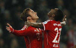 Đá bại Monchengladbach 2-0, Bayern đã hơn Leverkusen 10 điểm