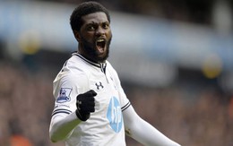 Adebayor đem về 3 điểm cho Tottenham