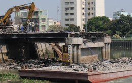 Cầu Kiệu: Ùn ứ xe cộ ngày đầu tuần