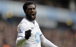 Adebayor giúp Tottenham có thêm 3 điểm