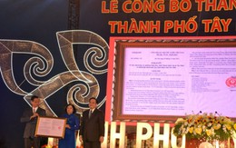 Thành lập thành phố Tây Ninh