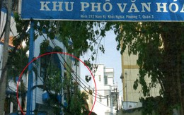 Khu phố... dây cáp chằng chịt