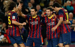 Barcelona nhẹ nhàng hạ Almeria