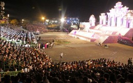 Pháo hoa rực rỡ đêm Huế khai mạc Festival 2014