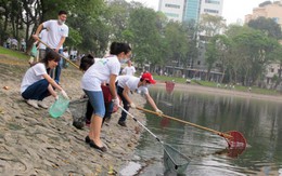 Hàng nghìn bạn trẻ tham gia Ngày trái đất