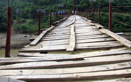 Thanh Hóa dừng khai thác hai cầu treo xuống cấp