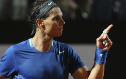 Nadal chật vật vào vòng 3 Giải Rome Masters