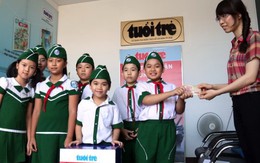 Học sinh Trường tiểu học Huế Star hướng về biển Đông