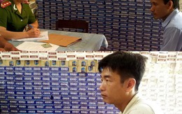 Bắt giữ 2 xe tải chở 17.000 gói thuốc lá lậu