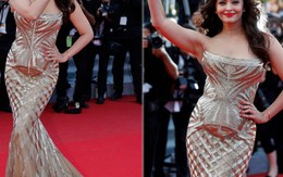 Thảm đỏ Cannes 2014: đầm đuôi cá voan ren tỏa sáng