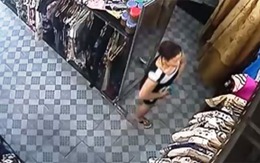 "Cuỗm" quần áo nhét vào người ở cửa hàng thời trang